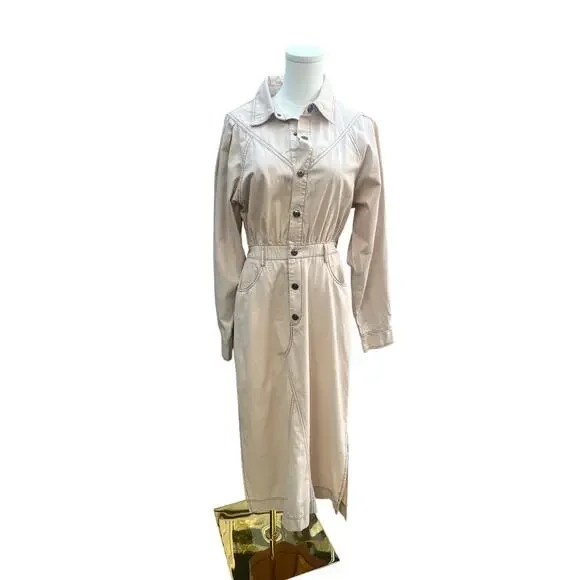 Together Is Better Cream Dress Sz M - Picture 7 of 9